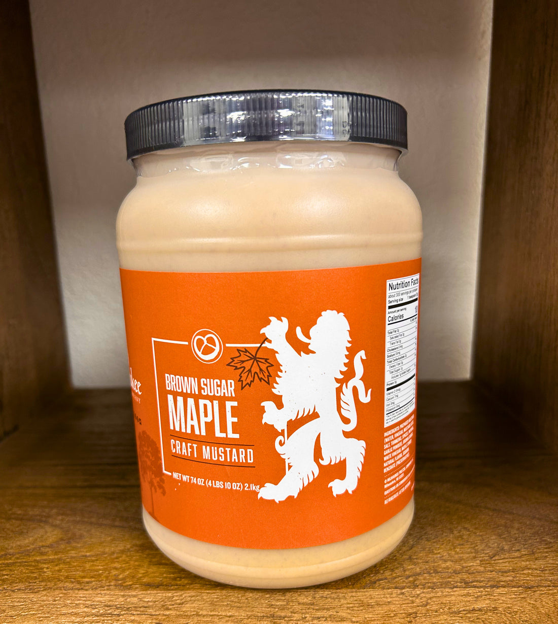 Milwaukee Pretzel Company Maple Mustard 1/2 Gallon