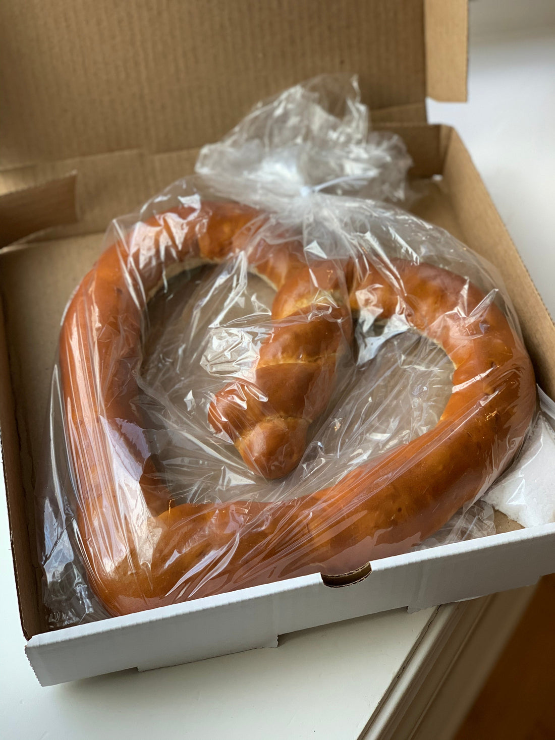Heart Shaped Bavarian Soft Pretzel